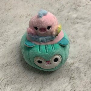 Squishville Mini Squishmallow Elda The Ostrich In Vehicle Plush